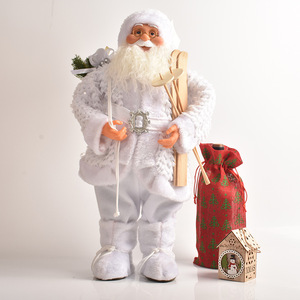 Bambola di alta qualità di <span class=keywords><strong>Babbo</strong></span> Natale Deluxe di 45cm in piedi vecchio uomo decorazione per finestre di natale sala regalo che mostra <span class=keywords><strong>Babbo</strong></span> Natale - Product Image 6