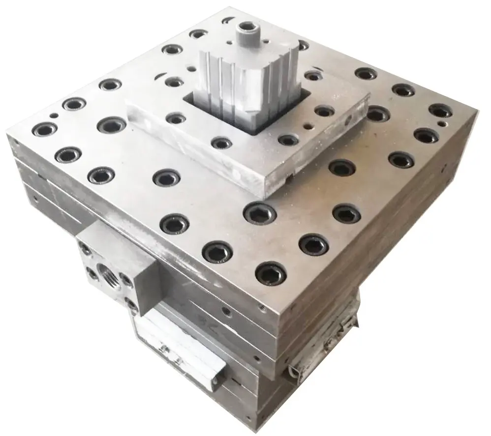 High output speed wpc extrusion die for 2 output keel original China factory steel extrusion mould