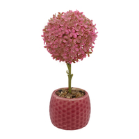 Plante Bonsaï Artificielle en Pot en Plastique – Décoration Écologique pour la Maison et le Bureau, Idéale pour Mariages et Noël