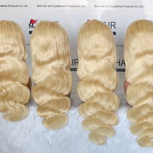 Peluca de Encaje Frontal 613 de 16 a 40 Pulgadas con Cabello de Bebé, Peluca de Encaje Transparente de Calidad Premium, Peluca de Cabello Humano Rubio con Encaje Completo - Product Image 2