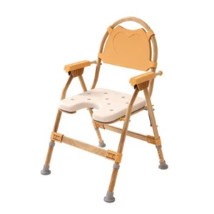 Foldable Aluminum Toilet <b>Commode</b> <b>Chair</b> with Widened Seat Cushion for the Elderly - Product Image 3