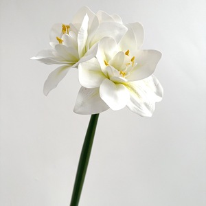 Flor de Amarilis de Tacto Real, Flor Artificial Hecha a Mano para Decoración del Hogar y el <span class=keywords><strong>Porche</strong></span>, para Ocasiones de Graduación - Product Image 4