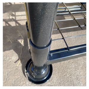 Heavy duty מתכת לערום מסגרות משטחי מחסן כלים ציוד stackable מדפי - Product Image 4