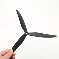 Hélices HQProp 10x5x3 pouces à 3 pales CW+CCW (2 pièces) 10 pouces en nylon et fibre de carbone pour drones FPV