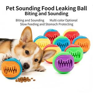 Giocattolo per Cani Luminoso al Buio, Palla Interattiva Dispensatrice di Snack, Giocattolo Galleggiante per Acqua per Cani Aggressivi - Product Image 1