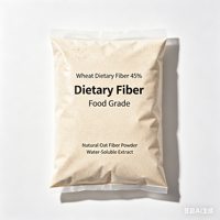 Fibre alimentaire de blé 45% fibre alimentaire poudre de fibre d'avoine naturelle de qualité alimentaire extrait soluble dans l'eau