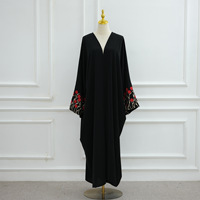 Nouvelle Abaya Cardigan Robe Zifeng OEM Musulmane Arabe Dubaï Moyen-Orientale Élégante Trois Pièces Brodée de Fleurs