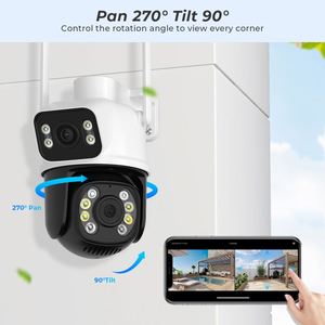 Zte Mf68 3G An Ninh Máy Ảnh Ánh Sáng Ban Đêm 4MP Colorvu Núi Đen 2K Pan/Tilt Wifi Outlet Biểu Tượng Tùy Chỉnh Với Tripod Set Ngoài Trời - Product Image 3
