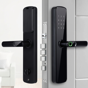 TTlock APP 6068 防水电子密码数字指纹安全家居卧室锁芯旋钮涂鸦智能锁 - Product Image 1