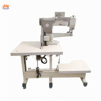 Nouvelle machine à coudre industrielle haute précision à aiguille simple, pied entraîneur, moteur automatique haute vitesse, pour tissus épais, à bras déporté