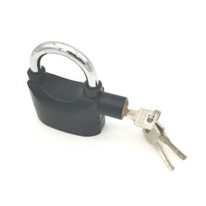 विद्युत अलार्म ताला, काले एल्यूमीनियम मिश्र धातु आउटडोर बाइक दरवाजे और खिड़कियां उच्च डेसीबल यू-प्रकार अलार्म ताला - Product Image 4