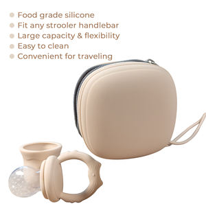 Estuche de Almacenamiento para Chupetes de Silicona de Grado Alimenticio con Cierre de Cremallera y Correa de Transporte, Personalización ODM, Libre de BPA, 0-12 Meses - Product Image 3