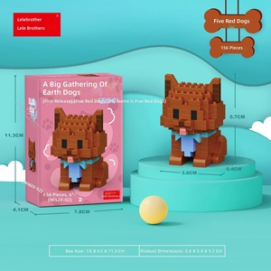 Bloques de Construcción de Micropartículas de Plástico ABS, Serie Cachorros Adorables, Juguetes DIY para Niños y Niñas, Regalo para el Día del Niño y Cumpleaños - Product Image 2
