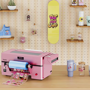 <span class=keywords><strong>Black</strong></span> <span class=keywords><strong>Friday</strong></span> Big Sale Nueva impresora A3 Smart Pink UX7 UV DTF con cabezal de impresión DX7 para envolturas de tazas, pegatinas y pequeñas empresas - Product Image 1