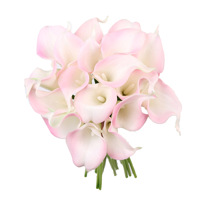 Usine de haute qualité 33CM PU Calla Lily fleur Simulation Mini Real Touch PU Lily pour la décoration
