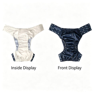 Culotte absorbante réutilisable et <span class=keywords><strong>lavable</strong></span> pour adultes, sous-vêtement anti-fuite pour incontinence urinaire, pour les amateurs de couches et l'assistance aux personnes à mobilité réduite - Product Image 2