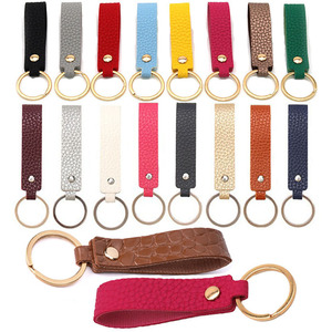 Nouveau porte-clés en cuir PU motif crocodile serpent lychee, cadeau promotionnel, porte-clés de voiture, porte-clés en cuir pour fille - Product Image 1