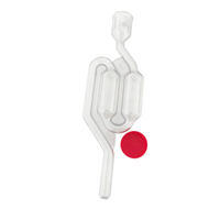 Bouchon de Fermentation en Plastique en Forme de S pour Vin, Bière, Fermentation de Conserves, Cornichons et Légumes