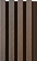 Panneau de cloison en plastique décoratif cannelé pour le revêtement extérieur imperméable de mur de séparation de WPC pour le revêtement extérieur