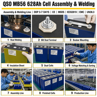 Cellules prismatiques LiFePO4 3.2V 628Ah 660Ah 1175Ah (MB56, BM56, EVMB56, MB56-628Ah) en stock UE (Pologne, Royaume-Uni, Sjy, Ukraine) DDP