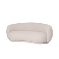 Canapé d'Angle Moderne Chesterfield en Tissu Deux Places Inclinable avec Pieds en Bois Durable et Confortable pour Salon