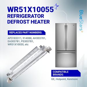WR51X10055 Acero Inoxidable 110-120V para Refrigeradores General Electric Hotpoint Kenmore - Product Image 5