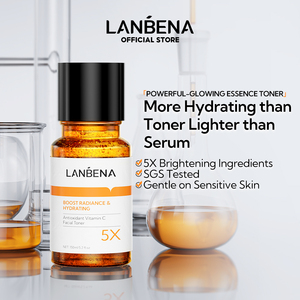 Tónico Facial Blanqueador con Vitamina C de Lanbena, Marca Privada, Ideal para Piel Seca, Recuperación con Tónico Facial Natural Puro para Mujeres - Product Image 2