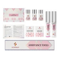 Kit de rehaussement de cils sans stimulation Iconsign à la kératine, kit de permanente rapide pour cils, kit de rehaussement de cils amélioré