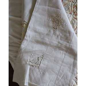 Mirellas Antique Striped King <b>Size</b> <b>Double</b> <b>Bed</b> Linen Sheet 6pcs Fitted Comforter <b>Air</b> Stitch PVC Cotton Filled Flat Sheet - Product Image 3