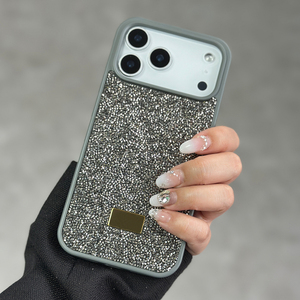 เคสกันกระแทก B435 ตกแต่งด้วยเพชร สำหรับ iPhone 12 13 14 15 16 17 Pro Max และ Samsung Android - Product Image 3