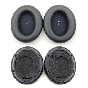 แผ่นรองหูฟังสำหรับหูฟังไร้สาย <span class=keywords><strong>Sennheiser</strong></span> <span class=keywords><strong>Momentum</strong></span> 4.0 รุ่น <span class=keywords><strong>Momentum</strong></span> 4 ทำจากหนังโปรตีน - Product Image 2