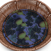 Panier de rangement polyvalent en rotin PP tressé à la main, écologique et moderne, design étanche pour table basse et maison