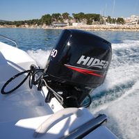 Moteur hors-bord Hidea 60 CV EFI 4 temps pour bateau marin, vente chaude