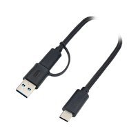 Connecteur mâle USB Type-C 2.0 pour câble d'alimentation, contact en cuivre, indice de protection IP67, 4A 250V, fabriqué en Chine