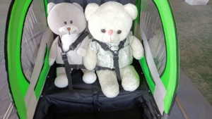 QINGDAO <span class=keywords><strong>2022</strong></span> Offre Spéciale remorque pour animaux de compagnie 2 en 1 remorque pour animaux de compagnie <span class=keywords><strong>poussette</strong></span> pour chiens en plein air vélo remorque pour animaux de compagnie de haute qualité - Product Image 4