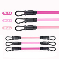 TORCH Set Peralatan Pilates Portabel Wanita yang Dapat Disesuaikan dari PVC/Poliester 13 Aksesoris Kebugaran Yoga untuk Rumah dan Gym Semua Musim