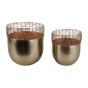 Vasi Moderni in Filo Metallico, Fioriere Decorative per Interni ed Esterni, Vasi per Piante da Giardino - Product Image 3