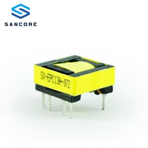 Transformador epc13 smd pin5 + 5 horizontal, de alta qualidade para transformador de alta frequência de luz de emergência