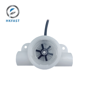 Capteur de débit à turbine en nylon, sortie impulsionnelle NPN, 0,1-5 L/min, débitmètre d'eau et d'air à faible débit pour instruments analytiques - Product Image 1