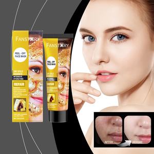 Hochwertige kunden spezifische Marke Kollagen Hyaluron säure 24 Karat <span class=keywords><strong>Gold</strong></span> Anti-Aging Aufhellende Haut Feuchtigkeit spendende Peel-Off-Gesichts maske - Product Image 6