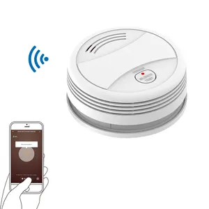 GRSICO Smart WIFI Detector de humo para Tuya. APP sistema de alarma contra incendios