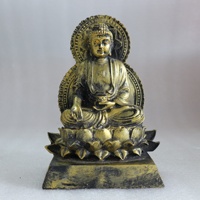 Statue de Bouddha en résine Feng Shui pour la décoration intérieure, taille personnalisée, logo client