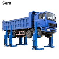 Sera Australia Pont élévateur hydraulique robuste à quatre poteaux, capacité 3 tonnes, 4 cylindres, pour camions et bus, garantie 12 mois, à vendre