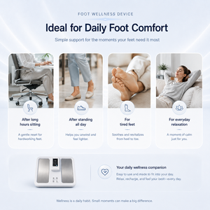 Vente en gros - Meilleure vente : Masseur de pieds enfichable P100 en acier inoxydable et plastique ABS, avec fonction chauffante et massage, respectueux de l'environnement, blanc, CE/RoHS - Product Image 5