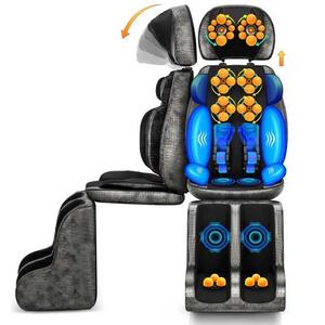 Coussin de massage électrique chauffant vibrant Shiatsu 3D portable pour le dos et les hanches, pour la voiture et la maison, avec chaleur, pour la maison, le bureau et la voiture - Product Image 3