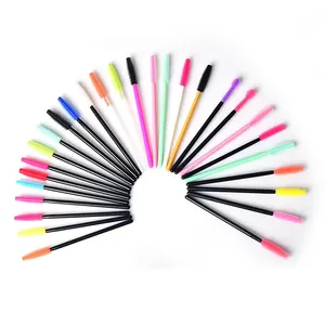 Eyelash Extension Makeup Tools Mascara Wands Disposable Silicone Eyelash Brushes Silicone Mascara Brush