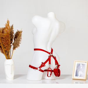 Кожаный ремень-шлейка для БДСМ - Product Image 4