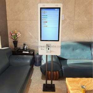 WENJIE Station <span class=keywords><strong>de</strong></span> paiement interactive à écran tactile sur pied pour intérieur, borne <span class=keywords><strong>de</strong></span> commande tout-en-un mobile avec QR, mini kiosque <span class=keywords><strong>de</strong></span> facturation et impression <span class=keywords><strong>de</strong></span> tickets KFC - Product Image 6