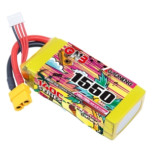 แบตเตอรี่ GAONENG GNB 1550MAH 11.1V 3S 140C XT60 LiPo ประสิทธิภาพสูง สำหรับงานอดิเรก RC ลิเธียมโพลิเมอร์แบบนิ่ม สำหรับรถแข่ง FPV Quads - Product Image 1