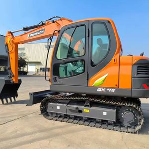 รถขุดขนาดเล็ก Doosan DX75 มือสองจากเกาหลีแท้ น้ำหนัก 7 ตัน รถขุดไฮดรอลิกขนาดเล็ก ชั่วโมงการทำงานต่ำ เหมาะสำหรับงานฟาร์ม - Product Image 3